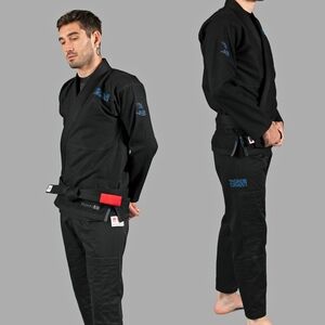 Black Gi with Blue Details 93 Brand New Jiu Jitsu
